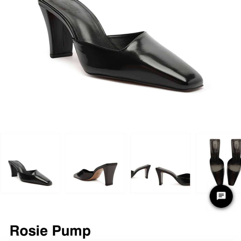 Black Leather Heel - Picture 5 of 6